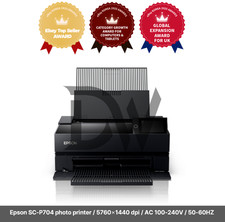 Epson SC-P704 photo printer / 5760×1440 dpi / AC 100-240V / 50-60HZ / 1.3-0.7A picture
