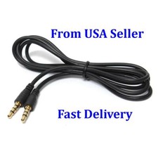 5 PCS 3.5mm 4 Pole 3 Ring TRRS Audio Video Cell phone Apple male to male cable   picture