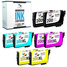 8X CMYi Replacement 200XL Printer Cartridges for Epson Expression XP-200 300 310 picture