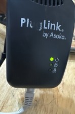 PlugLink by Asoka 9650 Ethernet Adapter ETH Internet Through Outlet With E.Cable picture