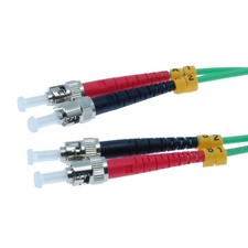 2 Meter ST/ST 10G Multi-Mode Duplex OM3 50/125 Fiber Optic Networking Cable picture