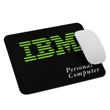  IBM Personal Computer Mousepad (9.5x7.75 in) – Retro Geek Desk Decor bla picture