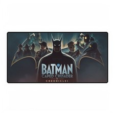 DC Batman Caped Crusader Chronicles Logo Mouse Pad Desk Mats picture
