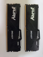 Kingston Fury Beast 64GB Kit (32x2) DDR5 RAM KF560C30BBEAK2-64 (Matched Pair) picture