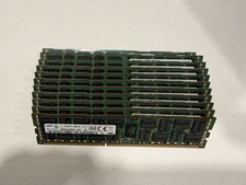 Lot Of 11 Samsung 8GB 2Rx4 PC3-10600R ECC Server Memory M393B1K70DH0-CH9 picture