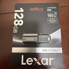Lexar JumpDrive S80 128GB USB 3.2 Flash Drive Black (LJDS080128G-BNBNU) picture