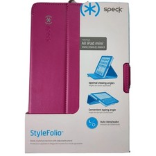 Speck Products StyleFolio Case for iPad Mini/2/3 Fuchsia Pink Nickel Grey New picture