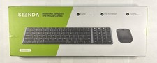Seenda SKM64-2 Bluetooth Keyboard and Mouse Combo for Mac MacBook iPad - Gray picture
