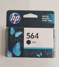 1X Genuine HP 564 Black Ink Cartridge CB316WA OEM Original picture