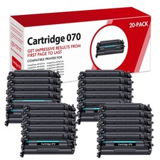 20PK CRG070 Black Toner Cartridge With Chip for Canon LBP246dw LBP247dw MF467dw picture
