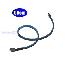 OcuLink PCIe SFF-8611 4i to SFF-8654 4i Slimline SSD Data Cable 50cm 0.5M picture