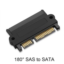 SFF-8482 SAS to SATA Adapter Converter 90/180 Degree Straight Angle PC picture