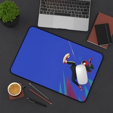Vibrant SpiderMan Miles Morales Desk Mat for Gamers | Office Decor | Home Office picture