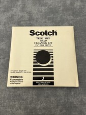 Scotch Head Cleaning Kit 5 1/4 Disk Drive Vintage Open Box picture