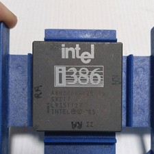 Vintage Rare Intel i386 A80386DX-20 SX217 Processor picture