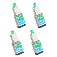 4 Pack SC/APC Female to SC/UPC Male Fiber Optic Adapter Singlemode SM 9/125 picture