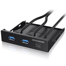20Gbps USB-C Front Panel in 3.5 inch + 2x USB-A Port, USB 3.2 Gen2x2, USB HUB picture