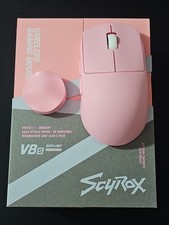 Scyrox V8s PAW3955 NEXT Kailh Optical N54L15 Wireless Gaming Mouse - Pink picture