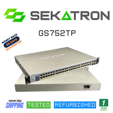 🔀 NETGEAR GS752TP • 48× Gigabit Ports • PoE • Smart Managed Switch ⚡FastShip picture