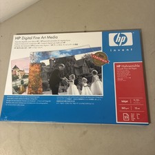 HP INKJET PHOTO PAPER 13X19 HAHNEMUHLE SMOOTH FINE ART PAPER 15 Mil 25 SHEETS picture