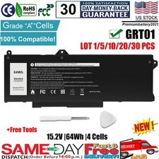 LOT Battery GRT01 For Dell Latitude 15 5521 5531 Precision 3561 3571 3470 M17 R5 picture
