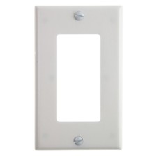 LEVITON 80401-W 1-GANG DECORA GFCI DEVICE WALLPLATE FACEPLATE, 20 PACK picture