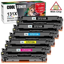 5PK CF210A Toner Cartridge For HP 131A LaserJet Pro 200 Color M251nw M276nw picture