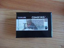 GENUINE LEXMARK EXTRA HI-YLD BLACK CARTRIDGE C544X1KG C544 C546 X544 X648 NEW picture