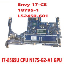 L52450-601 for HP Envy 17-CE Motherboard 18795-1 w/ I7-8565U CPU N17S-G2-A1 GPU picture