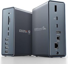 Thunderbolt 3 Docking Station IDsonix 15in1 USB-C Dock Dual 4K@60Hz DP1.4 Power picture