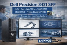 Dell Precision 3431 SFF i5  Win 11 Pro, 16GB RAM, 512GB SSD, Nvidia Quadro P1000 picture