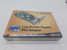 SEALED TRENDNET TEG-PCITXR GIGABIT PCI ETHERNET NETWORK ADAPTER CARD 10/100/1000 picture