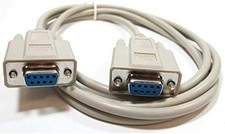 6 ft DB9 F/F Null Modem Cable RS232 picture
