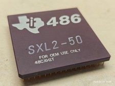 Socket 1 / PGA169 Texas Instruments 486 SXL2-50 48CXHIT  *Upgrade CPU **TESTED** picture
