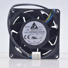 Delta PFR0812DHE 8038 DC12V 2.54A 8CM 4-Pin Silent Cooling Fan picture