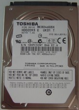 Toshiba 80GB SATA 2.5