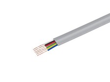 Monoprice RJ12 6 Conductor Modular Bulk Cable, 28AWG, Stranded, Flat, Sliver, picture