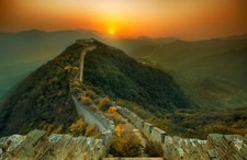 Landscape great wall of china Custom Gaming Mat Desk picture