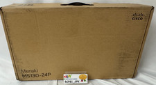 New Cisco Meraki MS130-24P-HW 24-Port PoE+ Cloud Switch Unclaimed Free Overnight picture