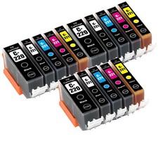 15PK Ink Cartridges Bulk Set + chip for Canon PGI-220 CLI-221 iP4700 MP560 MP620 picture