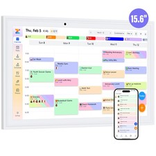Digital Calendar 15.6 Inch Touchscreen Smart Interactive White OcePor Electronic picture