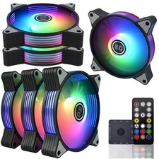DS 120MM ARGB Case Fan 6-Pack with LED Lights picture