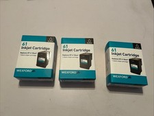 WEXFORD Inkjet Cartridge, Replaces HP 61, Black - Pack of 3 Ink Cartridges picture