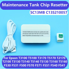 C13S210057 SC13MB Maintenance Tank Chip Resetter For Epson F570 F571 F551 T3100  picture