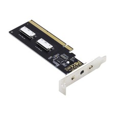 CABLECY PCI-Express 16x Dual Oculink SFF-8612 SFF-8611 8x VROC Adapter for SSD picture