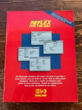 Borland Reflex for the Mac Version 1.0 User Manual Vintage 1986 picture