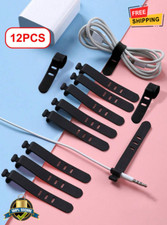 12pcs Silicone Cable Ties for Data Cables, Earphones, Charging Wires picture