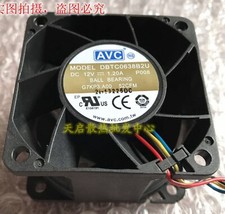 AVC DB06038B12L 6CM 6038 12V 1.28A 3-wire brash cooling fan picture