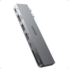 Anker USB C Hub for Macbook, 7-In-2 with 4K HDMI, Compatible with Thunderbolt 4, picture