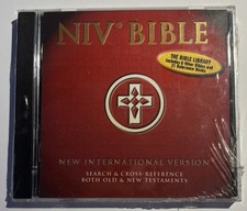 New Sealed NIV BIBLE Int’l Library Edition 1998 PC CD-ROM 6 Bibles 21 Ref. Books picture
